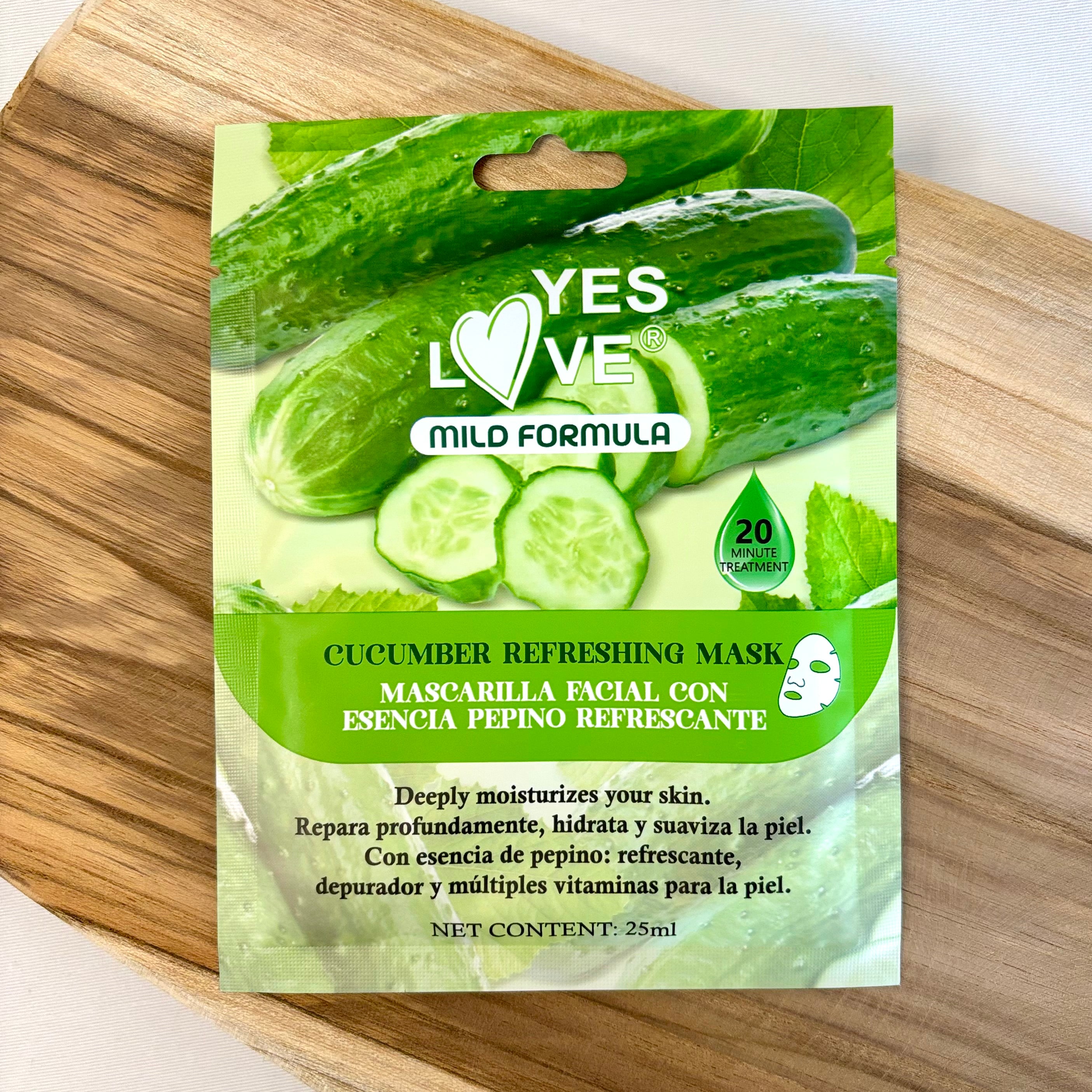 Masque visage - Concombre