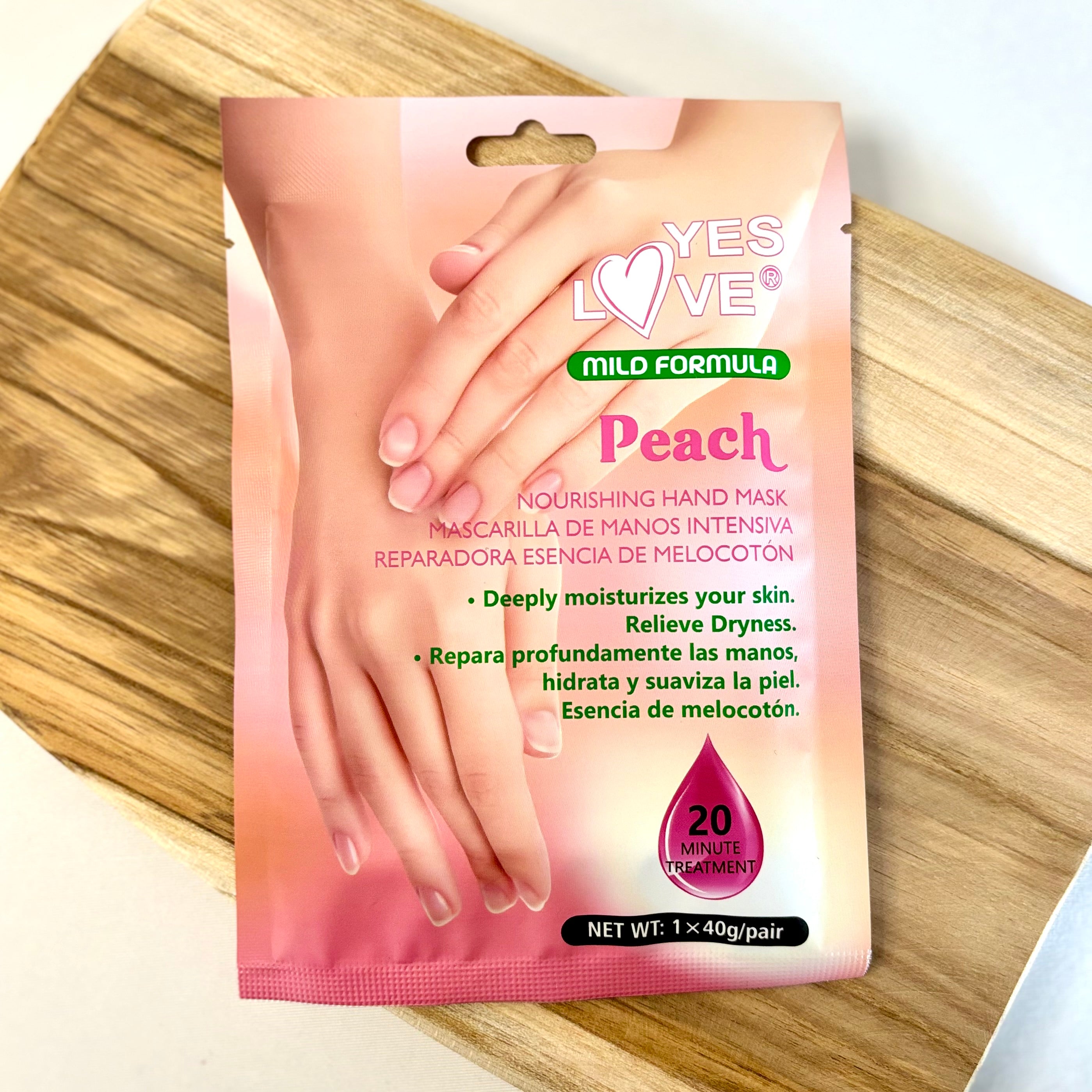 Masque pour les mains - Pêche