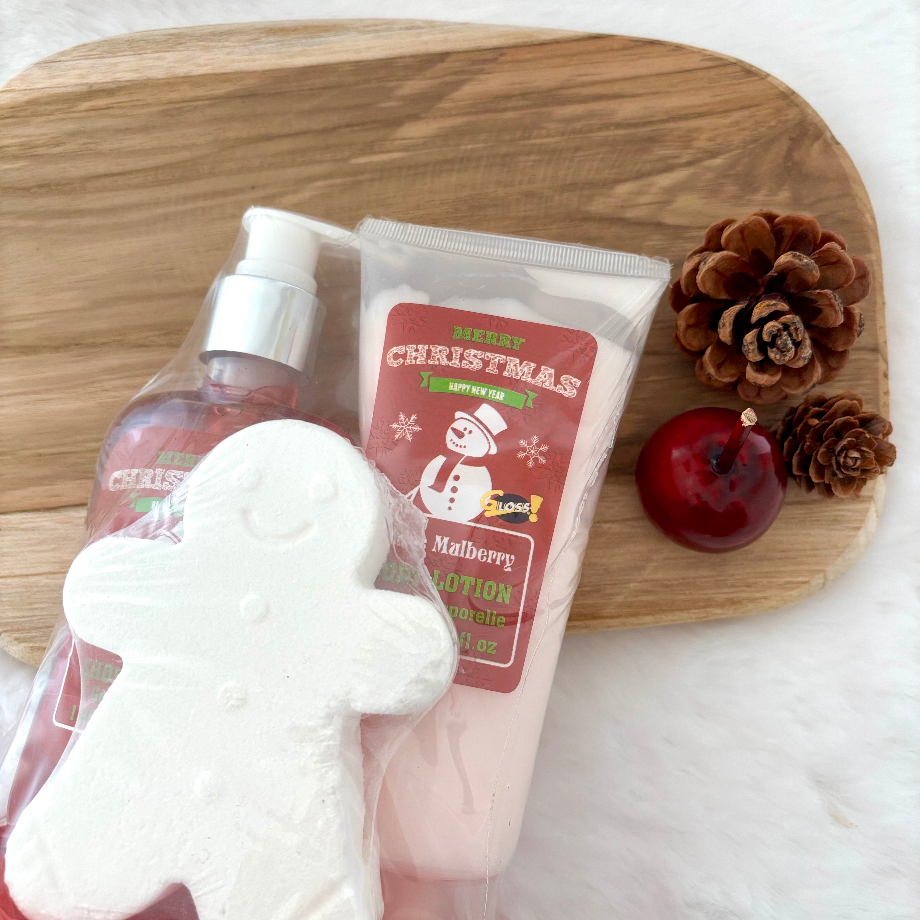 Coffret bain Pingouin - Mûre